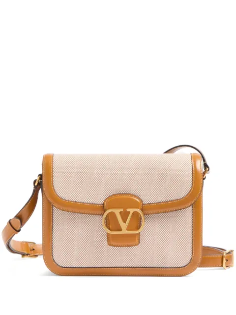 Valentino Garavani 9to5 canvas shoulder bag Neutrals WB0R15CJP