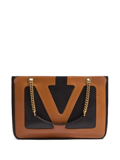 Valentino Garavani Viva Superstar small nappa leather shopping bag Black WB0R14PTJ