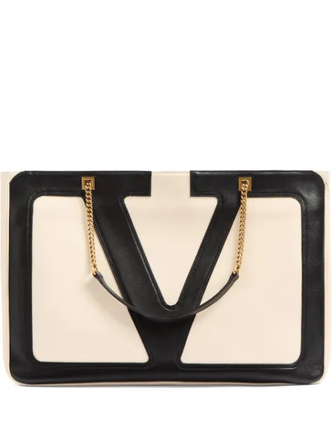 Valentino Garavani Viva Superstar nappa leather shopper White WB0R12PTJ