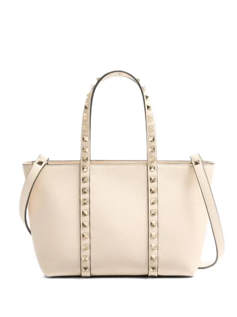 Valentino Garavani small Rockstud tote bag Neutrals WB0R05VSF