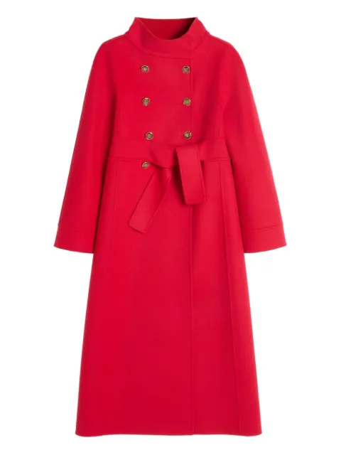 Valentino Garavani compact drap coat Red BCA7K56JA