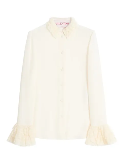Valentino Garavani Georgette shirt White BAB7321MH