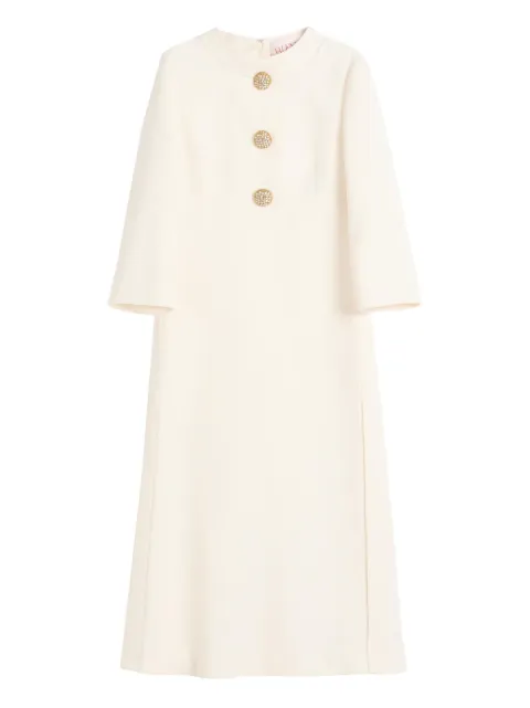 Valentino Garavani midi Crepe Couture dress White BVAEU51CF