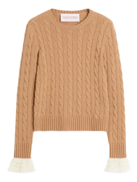 Valentino Garavani cashmere sweater Brown BKC62D923