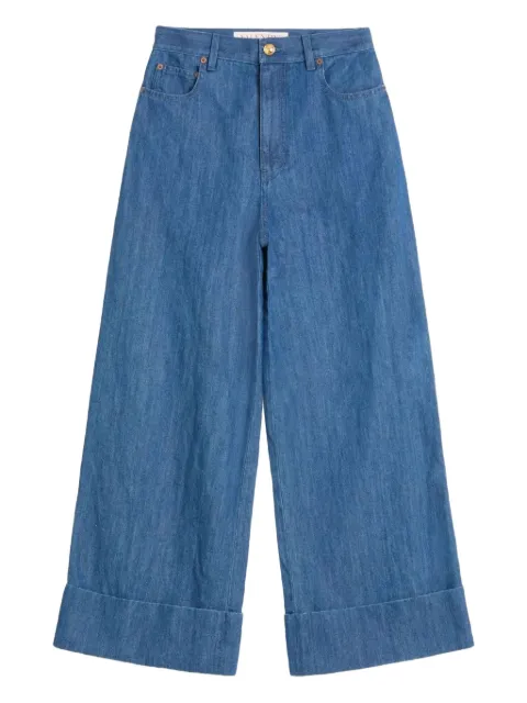 Valentino Garavani lightweight wide-leg jeans Blue BDD19K94C