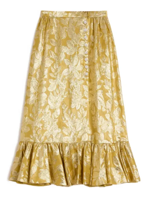Valentino Garavani Apres L'Hiver skirt Yellow BRACL495P
