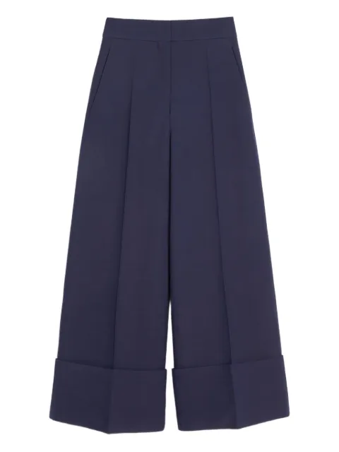 Valentino Garavani Crepe Couture trousers Blue BRB6551CF