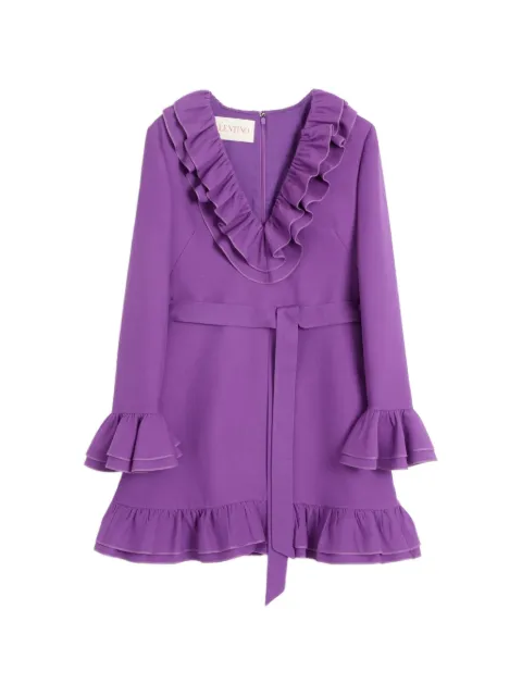 Valentino Garavani Crepe Couture mini dress Purple BVAES61CF