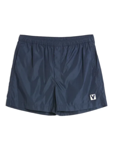 Valentino Garavani Chez-patch swim shorts Blue VUHA286FN