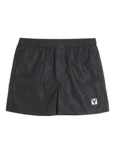 Valentino Garavani Chez-patch swim shorts Black VUHA286FN