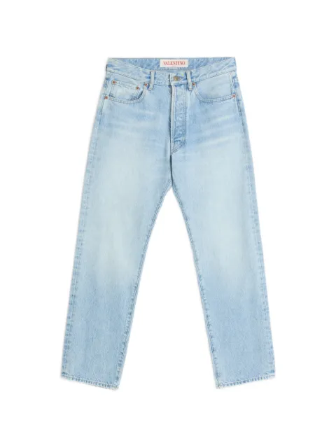 Valentino Garavani logo-patch jeans Blue VDE04CAP4