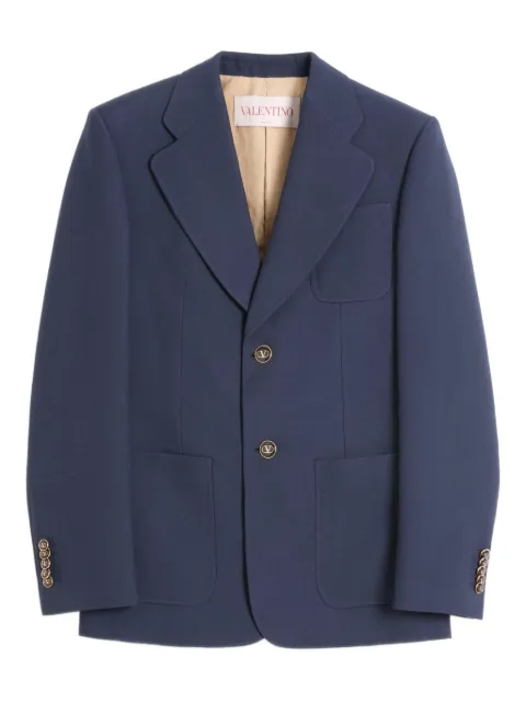 Valentino Garavani single-breasted jacket Blue VCEG959EB