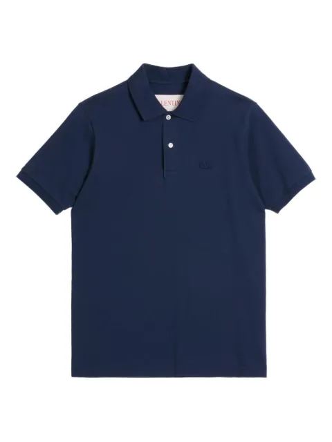 Valentino Garavani VLogo-embroidered polo shirt Blue VMH03UAQ7
