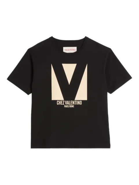 Valentino Garavani Chez-print T-shirt Black VMG16PAQ9