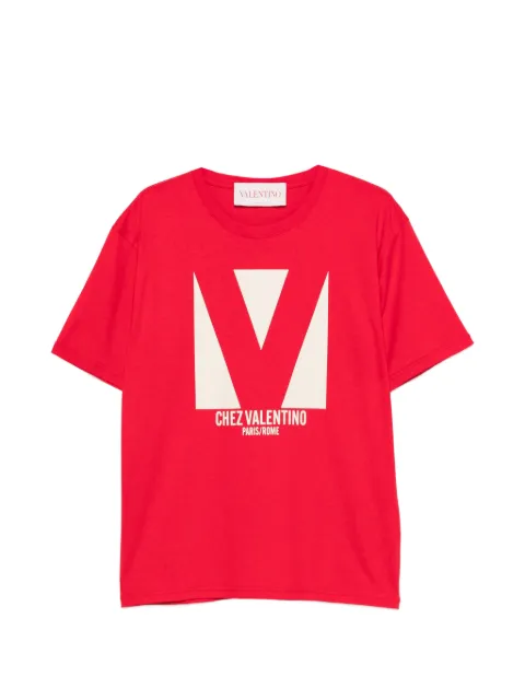 Valentino Garavani Chez Valentino short-sleeved T-shirt Red VMG16PAQ9