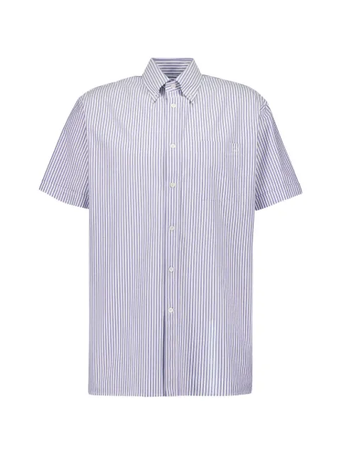 Valentino Garavani VLogo-embroidered shirt Blue VAAIA0AKT