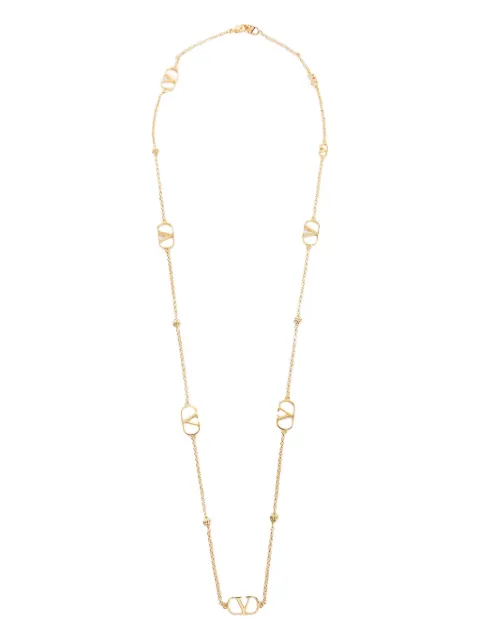 Valentino Garavani Vlogo Signature metal necklace Gold YJ0S89MET