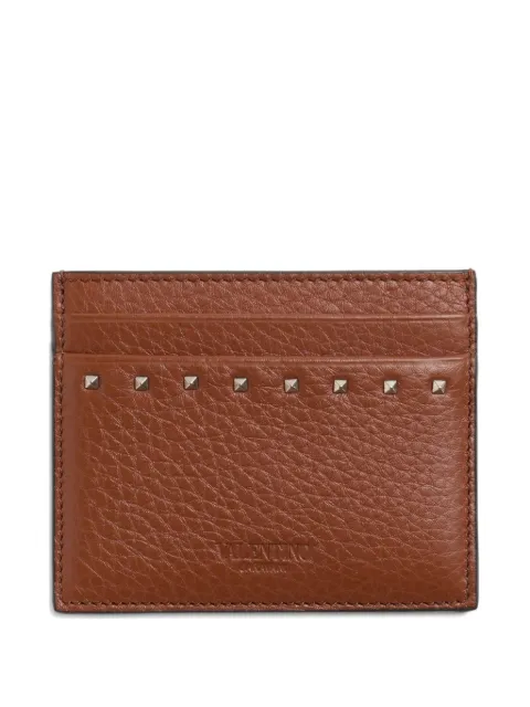 Valentino Garavani Rockstud card holder Brown YP0V18PDX