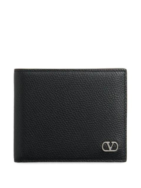 Valentino Garavani VLogo Signature leather billfold wallet Black YP0AP3UAG