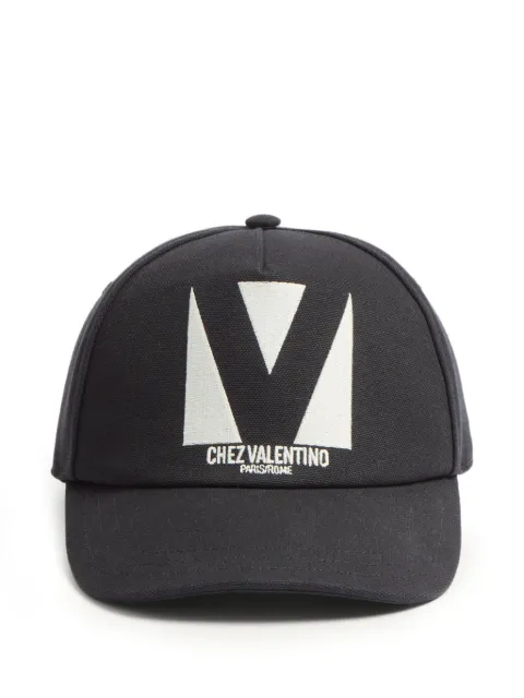Valentino Garavani logo-embroidered baseball cap Black YHDA41WGJ
