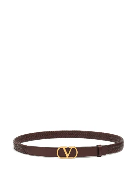 Valentino Garavani VLogo Signature belt Brown YT0SE6MIN