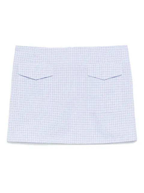 ALFIE Valletta mini skirt Blue SS25MVALSKRT