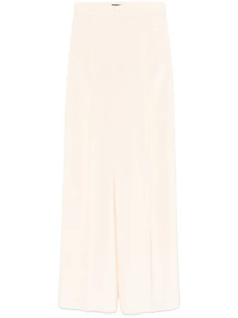 Max Mara crepe de chine trousers Neutrals 2421136024
