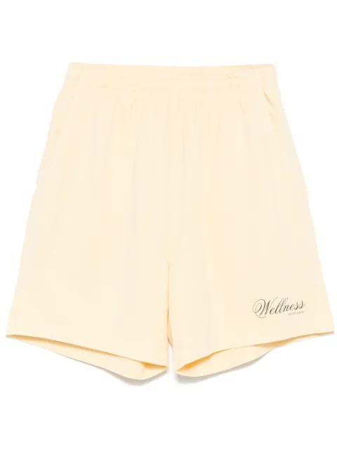 Sporty & Rich Carlyle track shorts Yellow SH021S409C