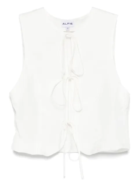 ALFIE The Neda top White SS25NEDJK