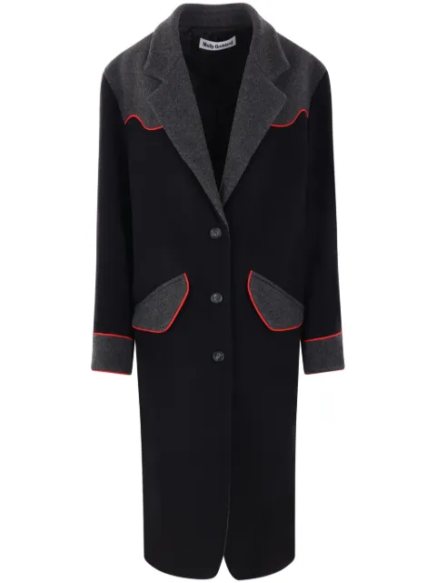Molly Goddard Charlie coat Black MGAW2449