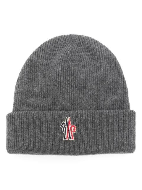 Moncler Grenoble wool beanie hat Grey K20973B00006M1115