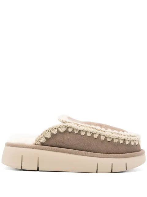Mou suede slides Brown FW531014AELGRY