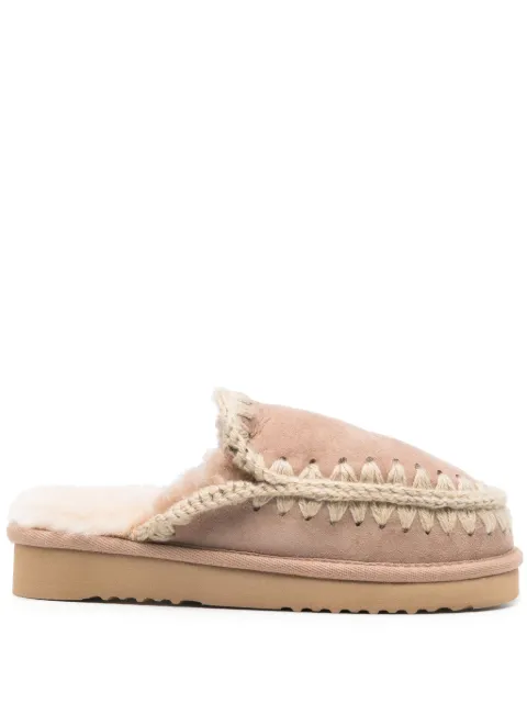 Mou slip-on style slippers Neutrals MUFW101125A