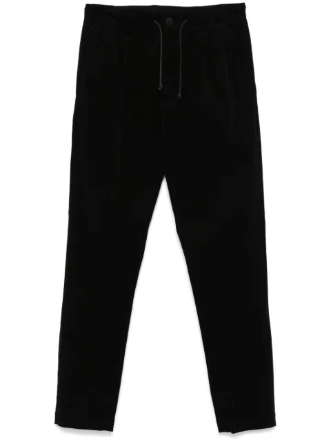 Transit elasticated-waistband trousers Black CFUTRYB110