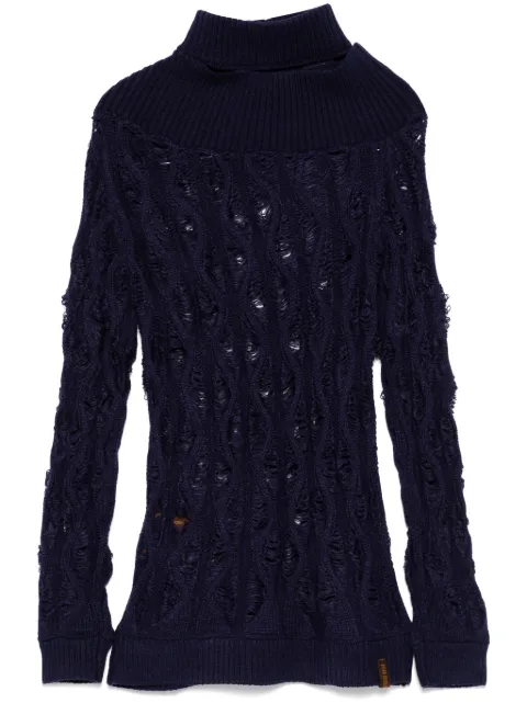 Isa Boulder Fudgy sweater Blue PF24WTP12