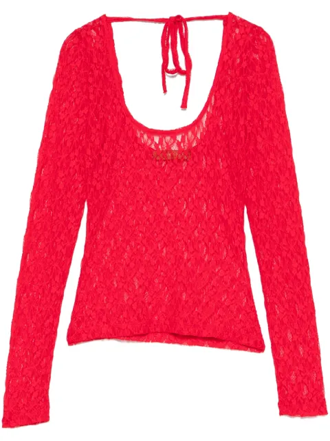 Rejina Pyo Hadley top Red C522KRE