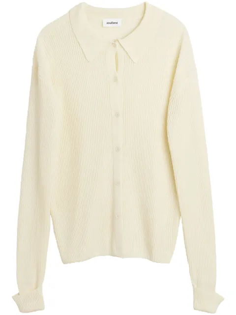 Soulland Paul cardigan Neutrals 420081306