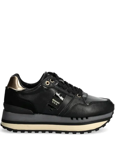 Blauer panelled sneakers Black F4EPPS01LEP
