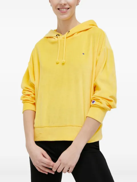Champion embroidered hoodie Yellow 116256