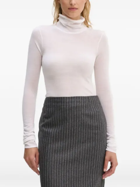 A.L.C. turtleneck long-sleeve T-shirt White 7SWTP00617
