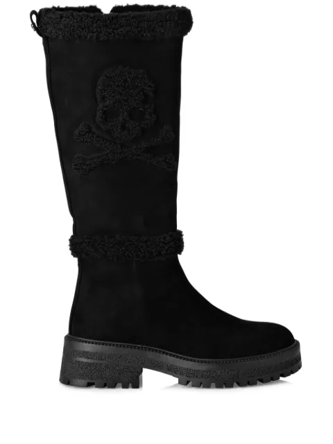Philipp Plein Skull & Bones boots Black LADSWSE0900PTE003N