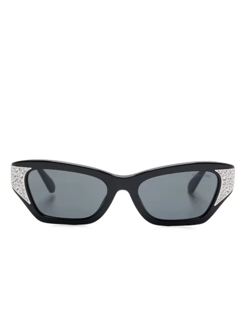 Swarovski Eyewear crystal-embellished sunglasses Black SK6029