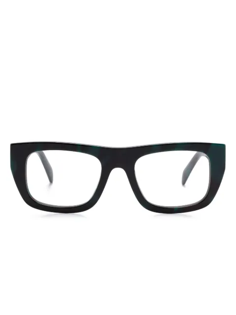 Prada Eyewear rectangular-frame glasses Green VPRA17