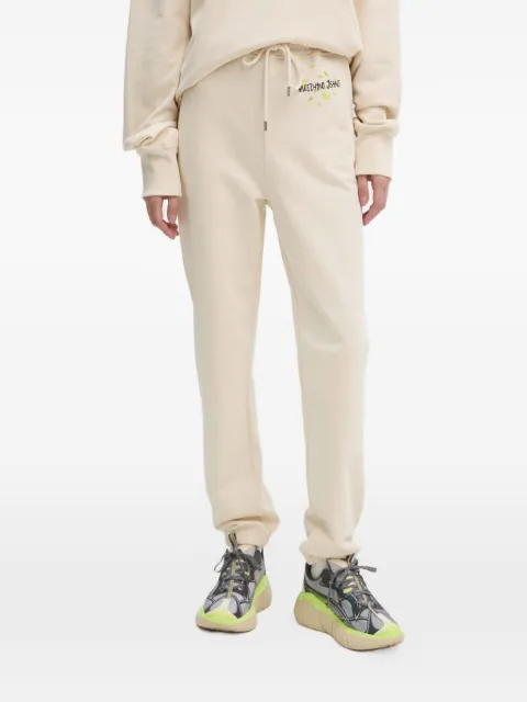 MOSCHINO JEANS drawstring print trousers Neutrals 3198732