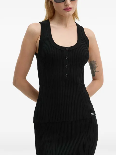 MOSCHINO JEANS ribbed top Black 8818702