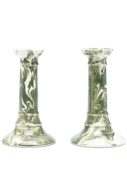 The Conran Shop Wardour candle holders (set of two) Grey TCS346433
