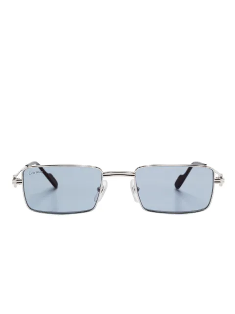 Cartier Eyewear rectangle-frame sunglasses Silver CT0501S004