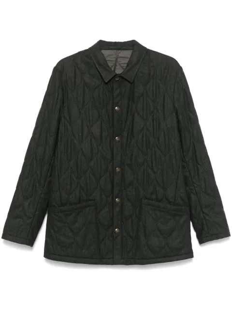 Boglioli diamond-quilted jacket Grey OC0146FB4716