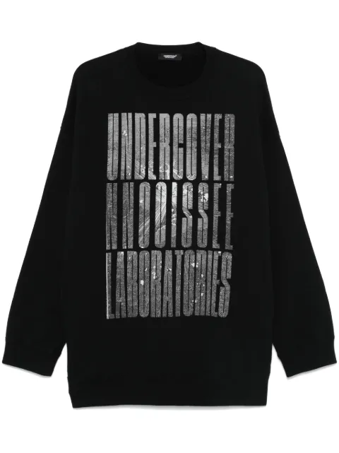 Undercover logo-print sweatshirt Black UC2D48932