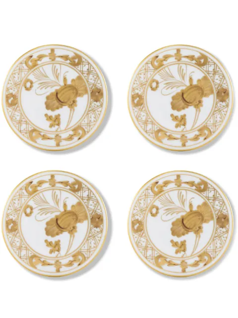 GINORI 1735 Oriente coasters (set of four) White 017RG00FX6877LX0100